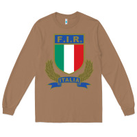 Toasted Coconut italian rugby federation Long Sleeve Tee - linhVisuals