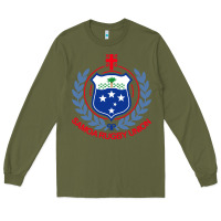 Army Green samoa rugby Long Sleeve Tee - linhVisuals