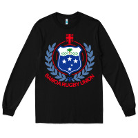 Black samoa rugby Long Sleeve Tee - linhVisuals