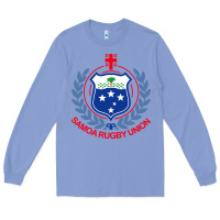 Colony Blue samoa rugby Long Sleeve Tee - linhVisuals
