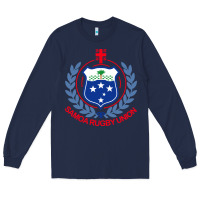 Navy samoa rugby Long Sleeve Tee - linhVisuals