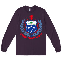 Plum samoa rugby Long Sleeve Tee - linhVisuals