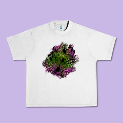 Halloween Patch Urban Heavy Tee Designed By Bundleandbundleshop