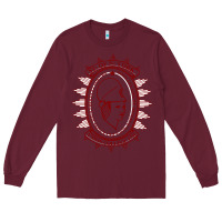 Burgundy Union College Long Sleeve Tee - linhVisuals