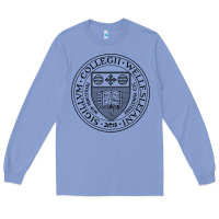 Colony Blue Wellesley College Long Sleeve Tee - linhVisuals