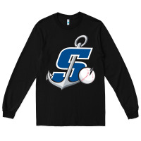 Black stockton ports baseball Long Sleeve Tee - linhVisuals