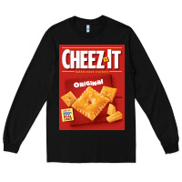 Black cheez it original box front sweatshirt Long Sleeve Tee - linhVisuals