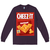 Plum cheez it original box front sweatshirt Long Sleeve Tee - linhVisuals