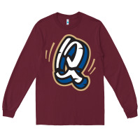 Burgundy rancho cucamonga quakes Long Sleeve Tee - linhVisuals