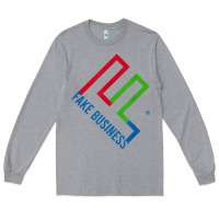 Heather Grey fake business merch tim dillon t shirt Long Sleeve Tee - linhVisuals