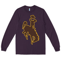 Plum wyoming athletics Long Sleeve Tee - linhVisuals