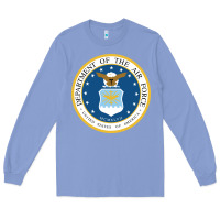 Colony Blue department of the air force Long Sleeve Tee - linhVisuals