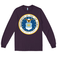 Plum department of the air force Long Sleeve Tee - linhVisuals