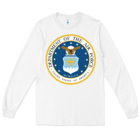 White department of the air force Long Sleeve Tee - linhVisuals
