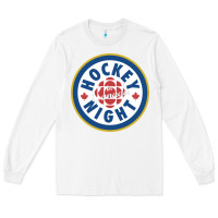 White hockey night in canada 1 Long Sleeve Tee - linhVisuals