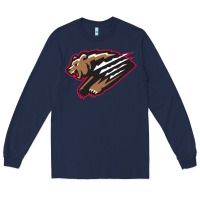 Navy fresno grizzlies baseball Long Sleeve Tee - linhVisuals