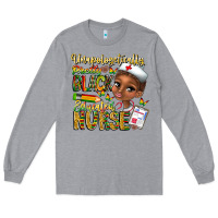 Heather Grey unapologetically pretty black educated nurse Long Sleeve Tee - CowhideDigitalArt