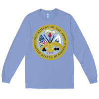 Colony Blue department of the army Long Sleeve Tee - linhVisuals