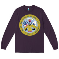 Plum department of the army Long Sleeve Tee - linhVisuals