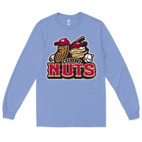 Colony Blue modesto nuts baseball Long Sleeve Tee - linhVisuals