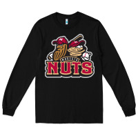 Black modesto nuts baseball Long Sleeve Tee - linhVisuals