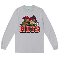 Modesto Nuts Baseball Long Sleeve Tee | Teevron