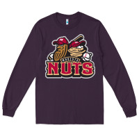 Plum modesto nuts baseball Long Sleeve Tee - linhVisuals