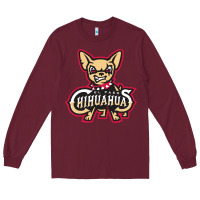 Burgundy el paso chihuahuas Long Sleeve Tee - linhVisuals