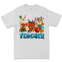 Dove Grey Teacher Coffee Cups Premium Tee - FaDigitalArtStudio