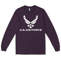Plum us air force Long Sleeve Tee - linhVisuals