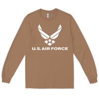 Toasted Coconut us air force Long Sleeve Tee - linhVisuals