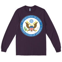 Plum us department of state 2 Long Sleeve Tee - linhVisuals