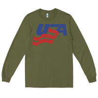 Usa Hockey Simple Long Sleeve Tee | Teevron