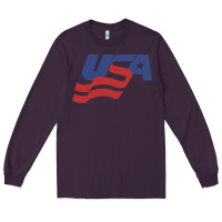 Plum usa hockey simple Long Sleeve Tee - linhVisuals