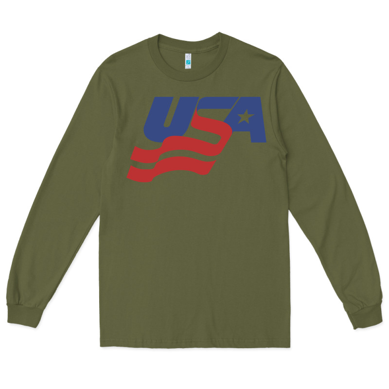 Usa Hockey Simple Long Sleeve Tee by linhVisuals | Teevron