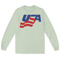 Matcha usa hockey simple Long Sleeve Tee - linhVisuals