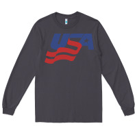 Smoke usa hockey simple Long Sleeve Tee - linhVisuals