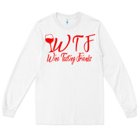 White wine tasting friends Long Sleeve Tee - linhVisuals