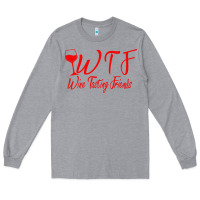 Heather Grey wine tasting friends Long Sleeve Tee - linhVisuals