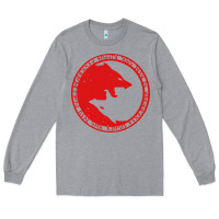 Heather Grey fenrir wolf of odin Long Sleeve Tee - linhVisuals