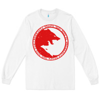 White fenrir wolf of odin Long Sleeve Tee - linhVisuals