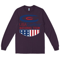 Plum usa curling team Long Sleeve Tee - linhVisuals