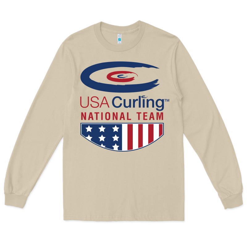 Usa Curling Team Long Sleeve Tee by linhVisuals | Teevron