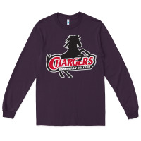 Plum the dominican chargers Long Sleeve Tee - linhVisuals