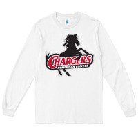 White the dominican chargers Long Sleeve Tee - linhVisuals