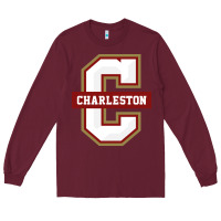 Burgundy the charleston cougars Long Sleeve Tee - linhVisuals