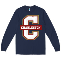 Navy the charleston cougars Long Sleeve Tee - linhVisuals