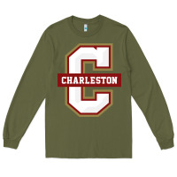 Army Green the charleston cougars Long Sleeve Tee - linhVisuals