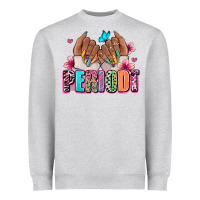 Heather Grey Periodt afro woman nail art Heavyweight Sweatshirt - RanaPortraitStore