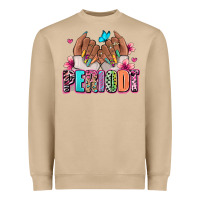 Mushroom Periodt afro woman nail art Heavyweight Sweatshirt - RanaPortraitStore
